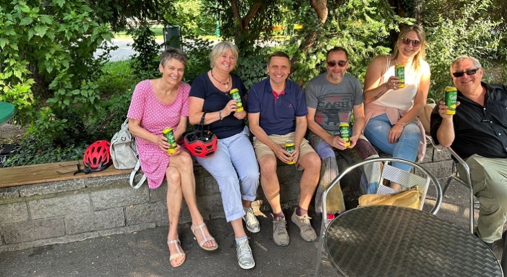 Ute Thomsen, Anna Schwingenschlögl, Thomas Bösl, Andreas Stetter, Kathrin Reinhardt y Martin Schmidt Hussinger Foto Reiseland