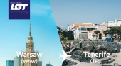 LOT Polish Airlines iniciará vuelos directos desde Varsovia a Tenerife