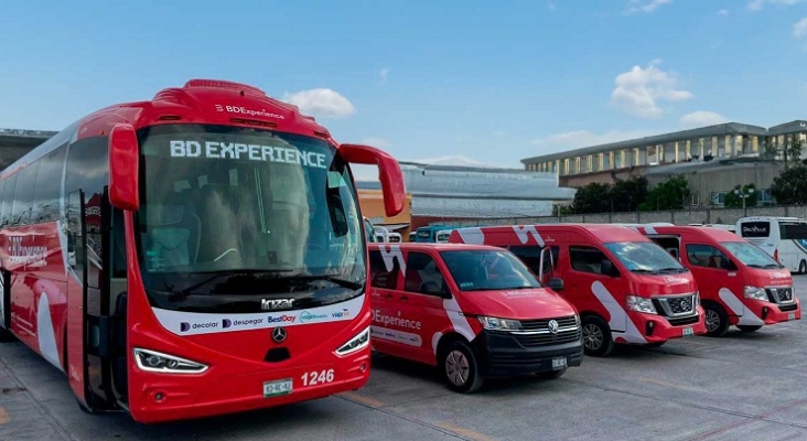 Flota de autobuses del Grupo Despegar