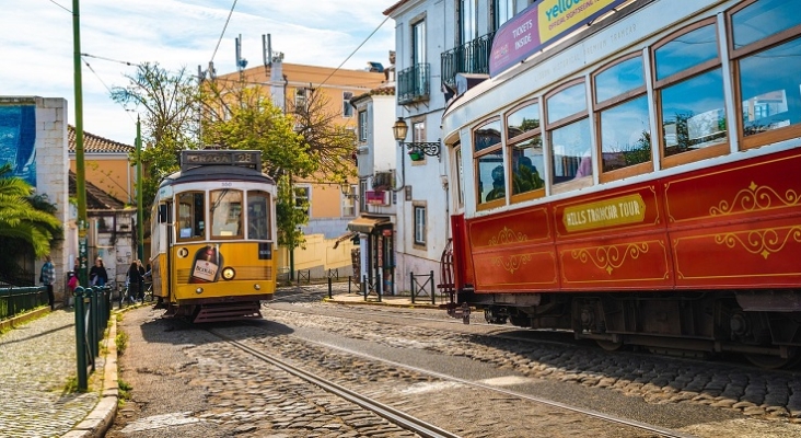 Tranvías en Lisboa (Portugal)