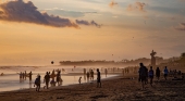 Playa en Bali, en Indonesia