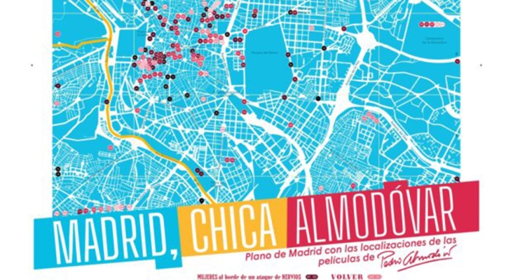 Madrid lanza un mapa para descubrir la ciudad a través del cine de Almodóvar