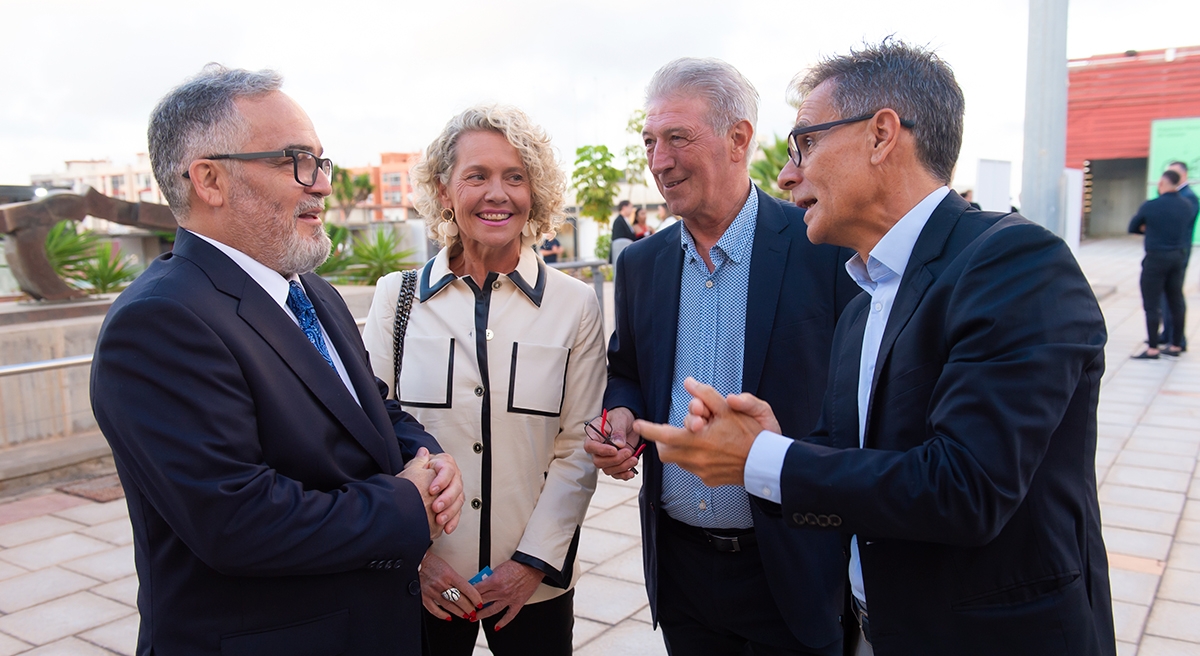 Ignacio Moll, Dunia Santana, Delfín Vila y Armando Rodríguez