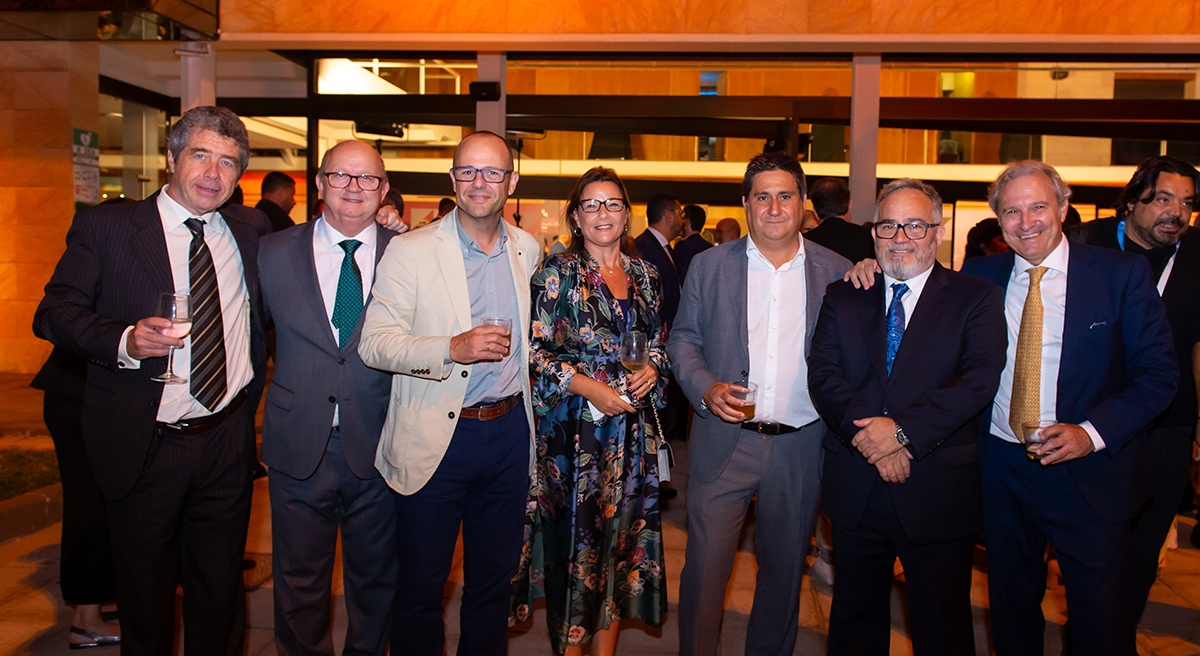 Claudio Alonso, Juan González, Óscar Palacios, Lourdes Pérez, Pablo Guillén, Ignacio Moll y Manuel Gruñeiro