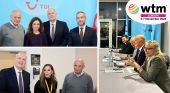 Sebastian Ebel, CEO de TUI Group; y Thomas Ellerbeck, responsable de Asuntos Exteriores, se reunieron con la secretaria de Estado de Turismo, el director de Turespaña, la consejera de Turismo de Canarias y la patronal hotelera balear