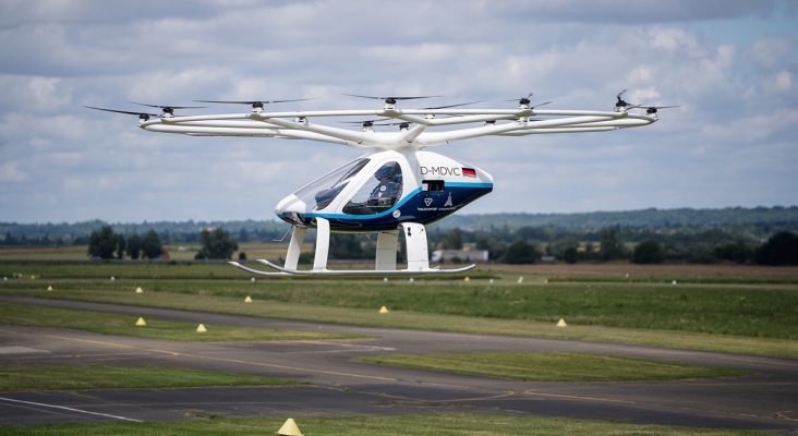 Aena pondrá en marcha vuelos de prueba de 'taxis aéreos' entre Mallorca y Menorca | Foto: Volocopter