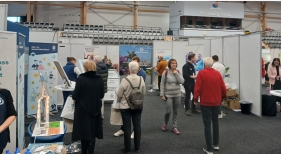 Stand de Gran Canaria en la feria de Västeras 