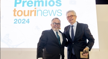 Ignacio Moll, CEO de Tourinews; y Antonio Catalán, presidente de AC by Marriott 