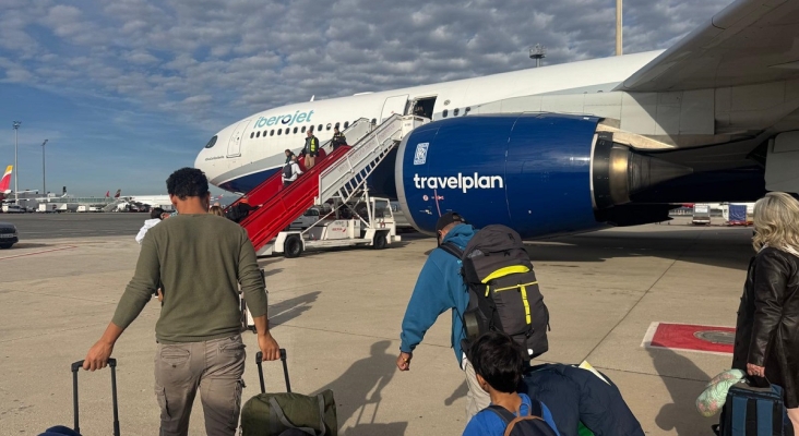 Vuelo de Iberia operado por Iberojet Foto Tourinews