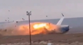 Avión siniestrado. Foto: Captura de vídeo