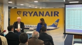 Eddie Wilson, CEO de Ryanair, y  Elena Cabrera, country manager de Ryanair en España