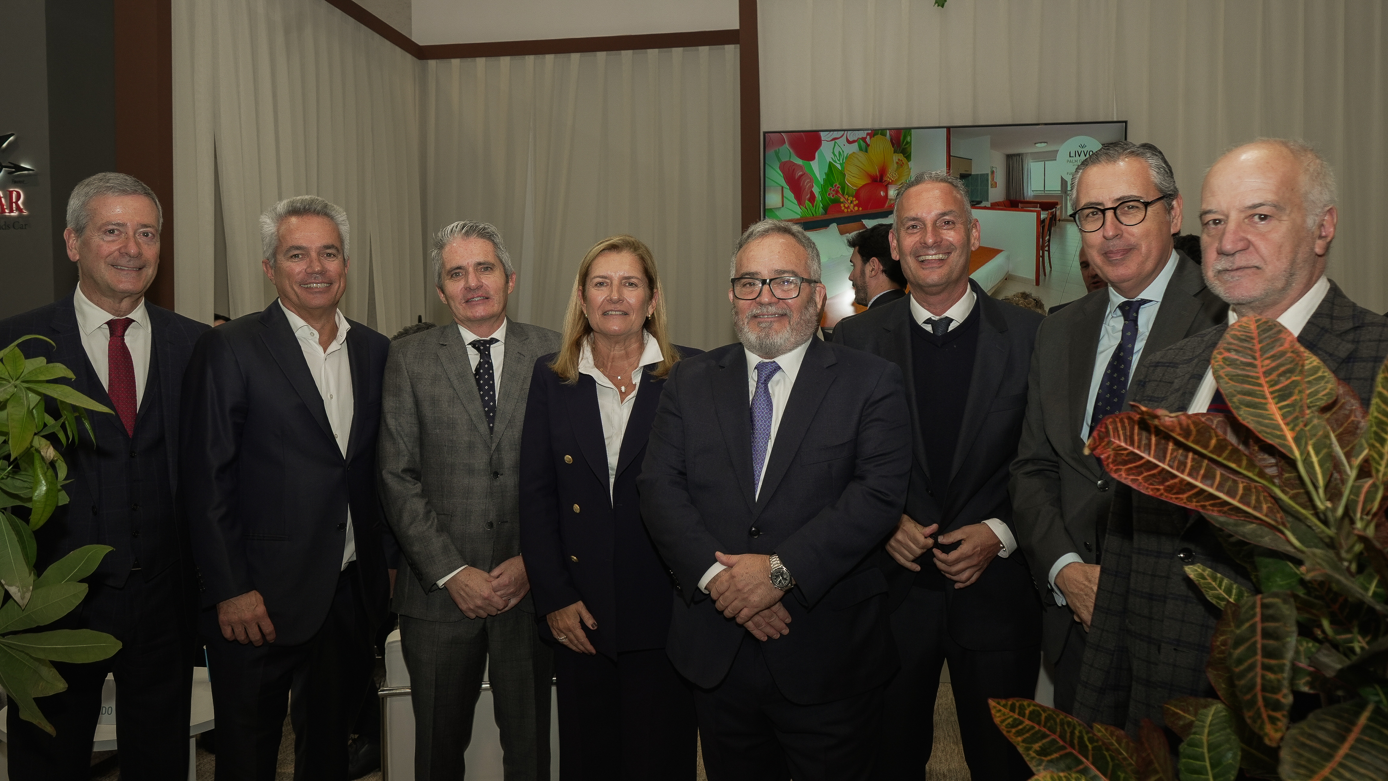 Agustín Manrique de Lara, Enrique Martinón, Fernando Arencibia, Alicia Martinón, Ignacio Moll, José Tadeo, Carlos Gimeno y Santiago de Armas