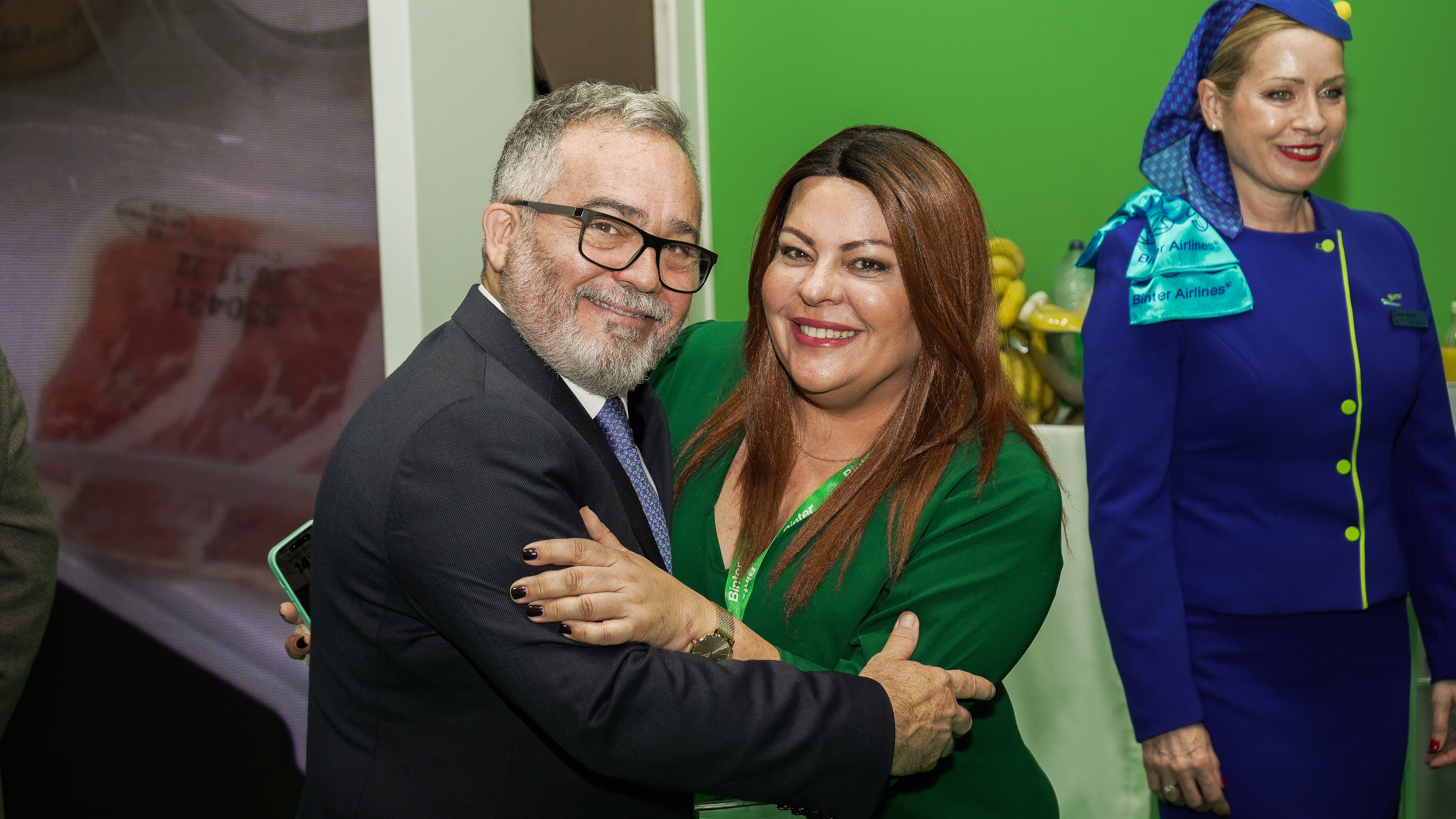 Ignacio Moll con Patricia Hernández