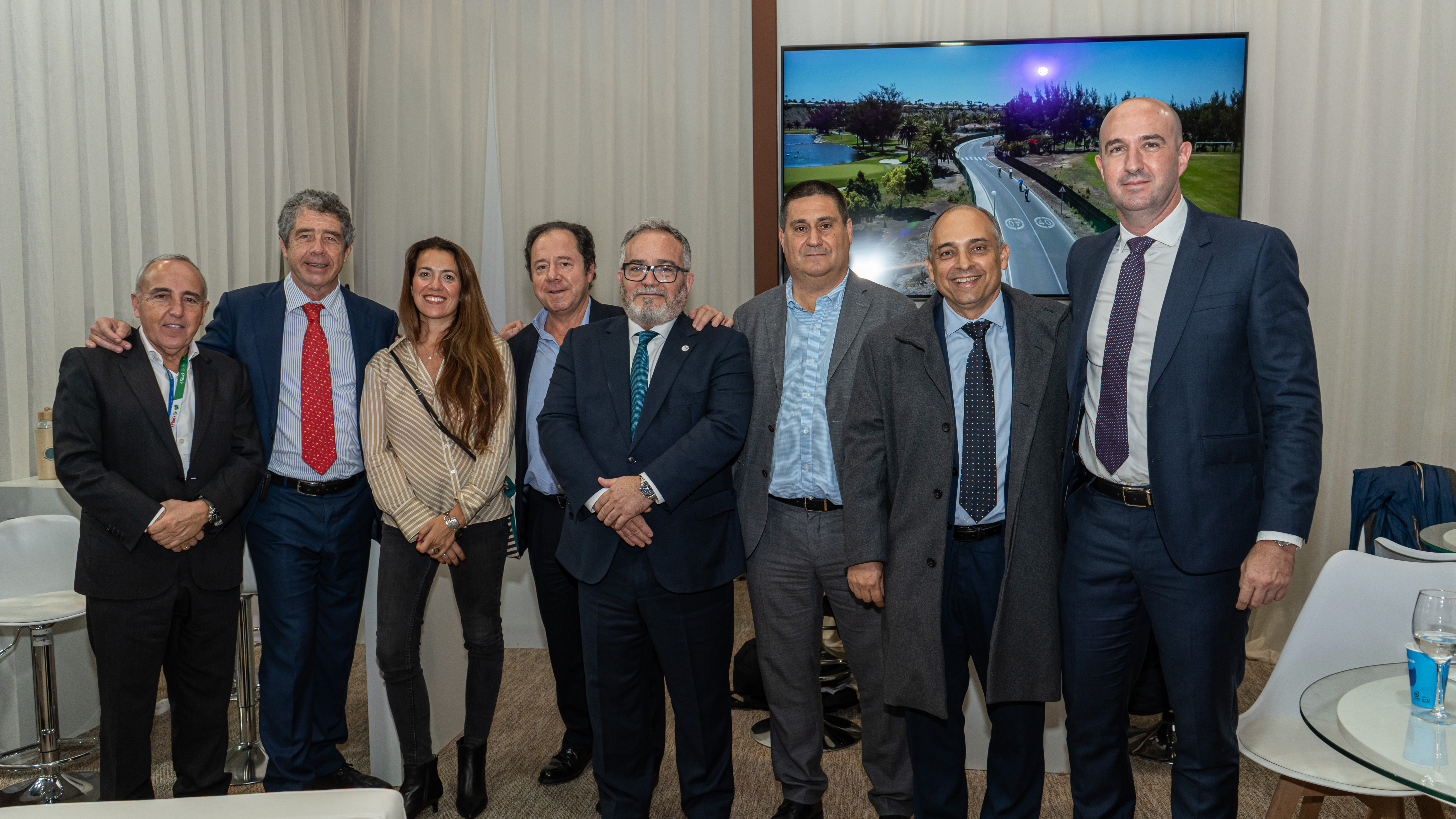 Manuel Padrón, Claudio Alonso, Alicia Rodríguez, Juan Francisco Falcón, Ignacio Moll, Pablo Guillén, Juan Cabrera y Víctor Blanco