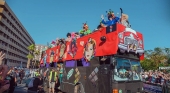 Carroza en el Carnaval de Maspalomas Foto Ayuntamiento de San Bartolomé de Tirajana