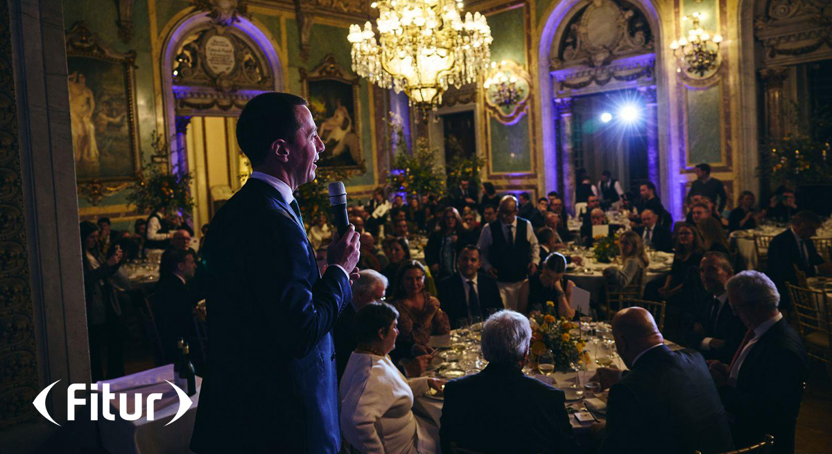 Llorenç Galmés en la cena celebrada en Madrid