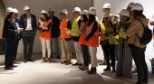 La anterior secretaria de Estado de Turismo, Rosana Morillo, durante su visita a las obras del Parador de Ibiza el pasado mes de abril | Foto: Ministerio de Turismo