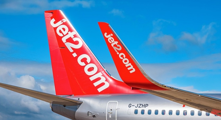 Colas de aviones de Jet2