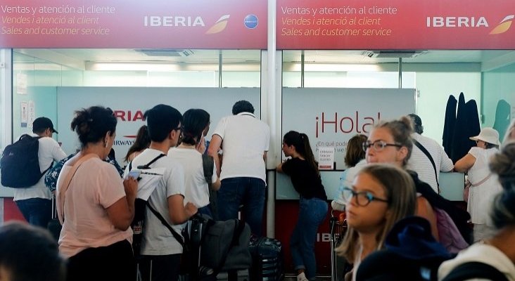 El personal de tierra de Iberia irá ocho días a la huelga en toda España | Foto: rtve.es