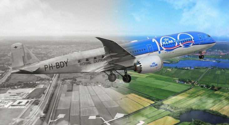 Sacrificio Chaqueta mezcla 100 años de KLM, la aerolínea más antigua del mundo