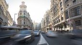 Gran Vía de Madrid, en el centro de la capital