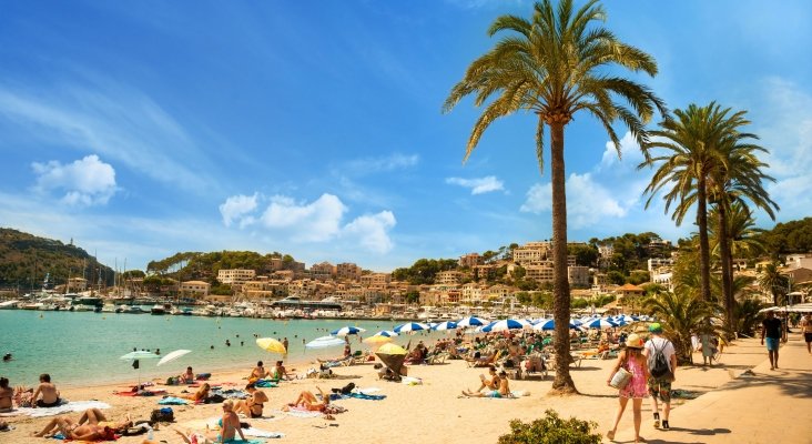 España ya perdía turistas antes de que estallara la crisis del coronavirus | Foto: Palma de Mallorca Playa de Port de Soller