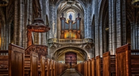 Interior de la Catedral de Notre Dame