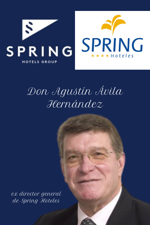 Don Agustín Ávila Hernández, ex director general de Spring Hoteles. Foto y Logo vía LinkedIn (1)