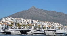 Puerto Banús, en Marbella (Málaga)