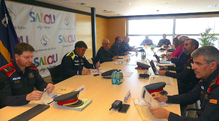  Reunión de la Junta Local de Seguridad en Salou (Tarragona) | Foto: Ayto. de Salou