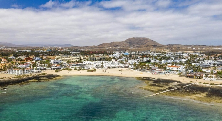 Vista aérea de Corralejo (Fuerteventura) | Foto: Hola Islas Canarias