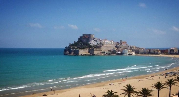 VIsta de la playa norte de Peñíscola (Castellón) | Foto: Todo Peñíscola