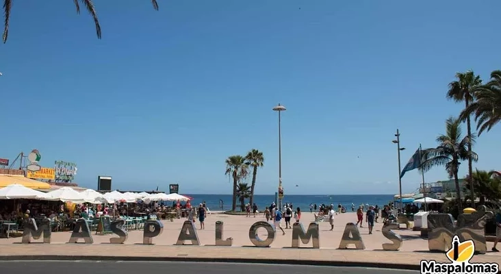 Señal de Maspalomas que será retirada Foto Maspalomas.Today