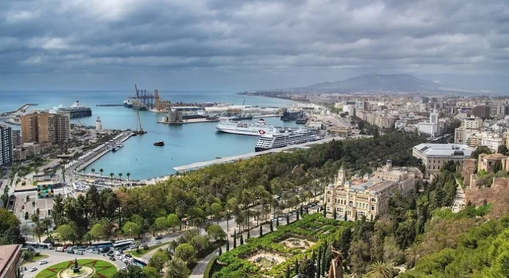 Vista aérea del Puerto de Málaga | Foto: Archivo