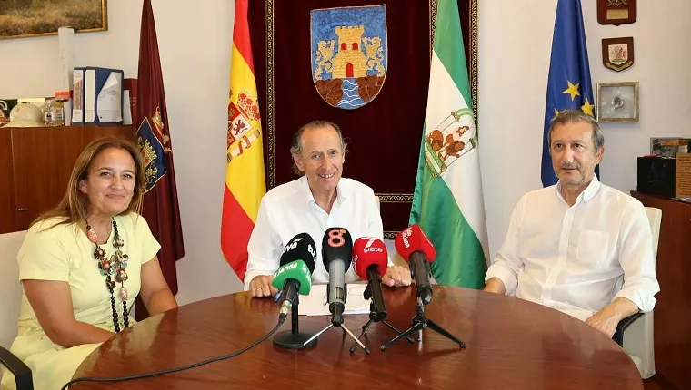 Rueda de prensa del alcalde chiclanero, José María Román | Foto: Ayto. de Chiclana