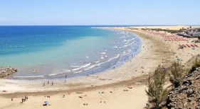 Playa del Inglés (Maspalomas/San Bartolomé de Tirajana), en Gran Canaria | Foto: Turismo de Gran Canaria