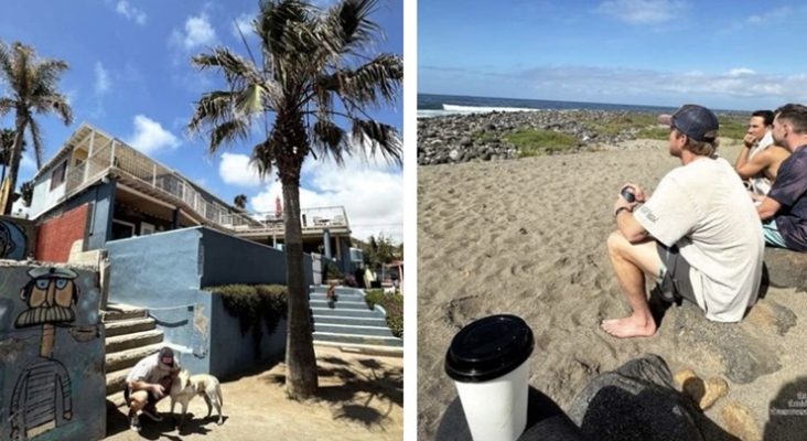 Asesinan a dos turistas australianos y uno estadounidense en la 'meca del surf' de México | Fotos de Callum Robinson durante el viaje en México, vía Instagram