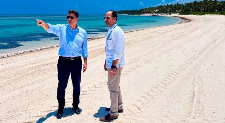 El presidente el Banco Popular Dominicano visita los principales proyectos del Grupo Puntacana