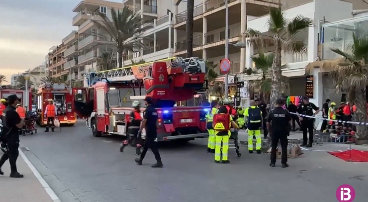 Fallecidos Y Heridos En El Derrumbe De Un Beach Club De Playa De Palma