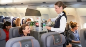 Servicio a bordo de avión de Lufthansa