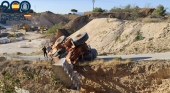 Un turista ebrio vuelca una excavadora que robó en Mallorca | Foto: Policía Nacional
