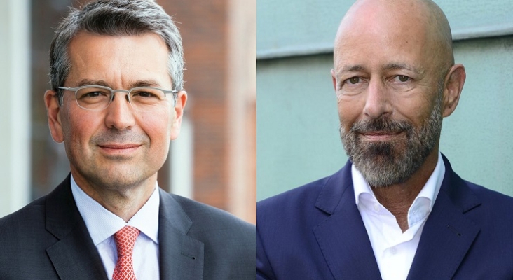 Ali Arnaout (izquierda) y Stefan Mees (derecha), directores generales del DRSF.